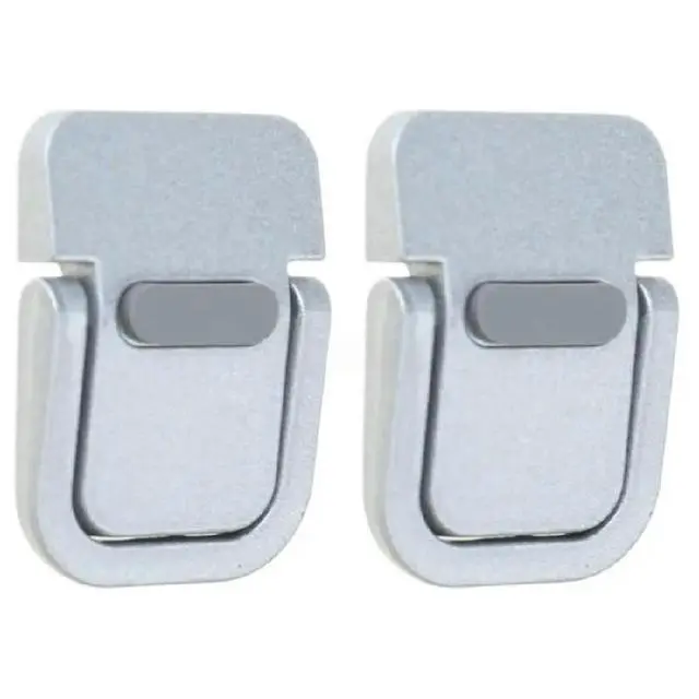 Alt view image 2 of 2 - 2Pcs Aluminium Self-Adhesive Keyboard Stand Invisible