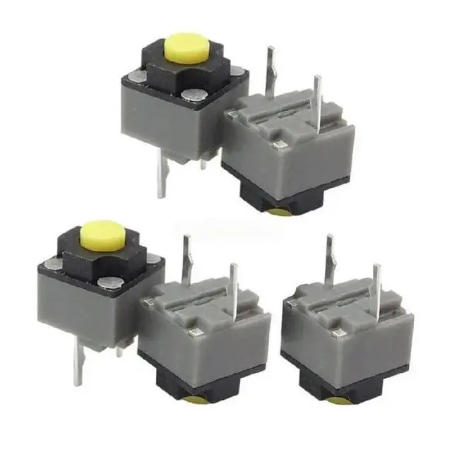 Alt view image 2 of 2 - 5PCS Mute Button 6x6x7.3mm Silent Mouse Micro Switch