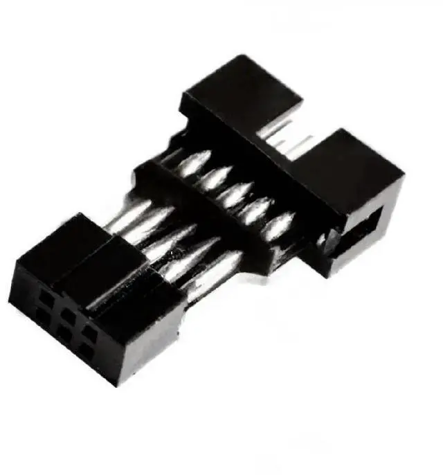 Main image of FOR 10 Pin to 6 Pin Adapter Board for AVRISP MKII USBASP STK500