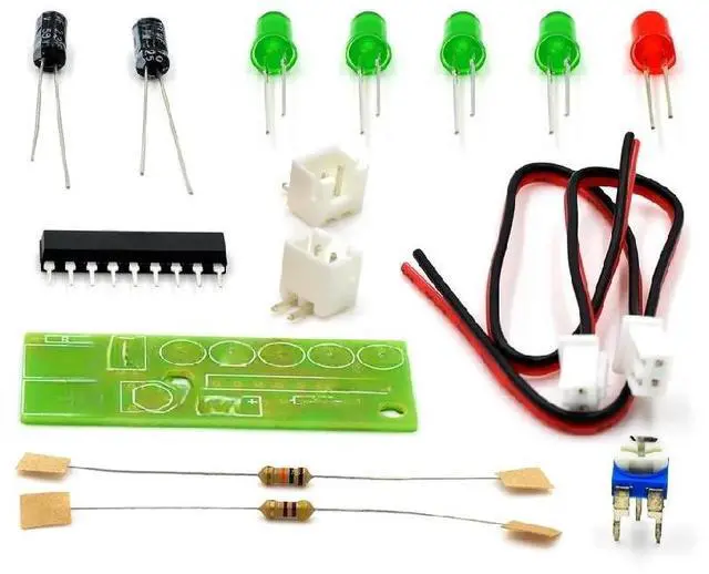 Main image of FOR Electronic Kit Parts 5mm RED Green LED Level Indicating 3.5-12V KA2284 DIY KIT Audio Level Indicator Suite Trousse DIY