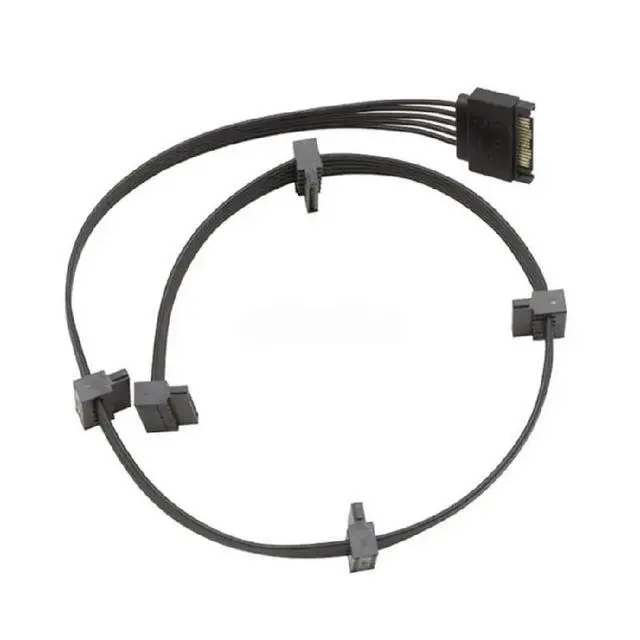 Alt view image 2 of 2 - 15pin Serial Port Power Splitter 1 to 3/4/5 Cord 30CM