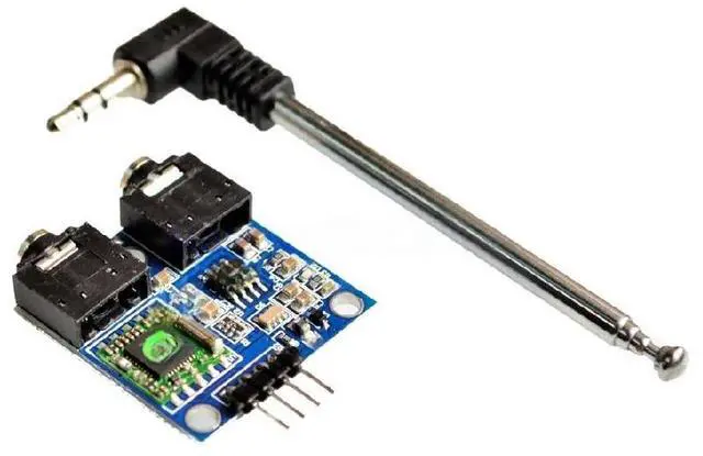 Main image of FOR TEA5767 FM Stereo Radio Module for 76-108MHZ With Free Cable Antenna