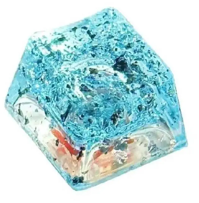 Alt view image 2 of 2 - Height Resin Keycaps with Color Foil Backlight