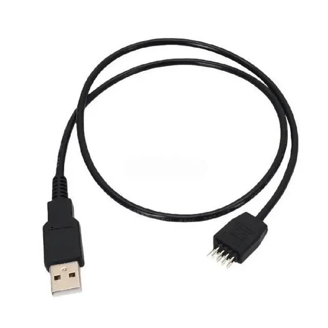 Alt view image 2 of 2 - USB A to Motherboard 9Pin Extension Cable System Upgrade