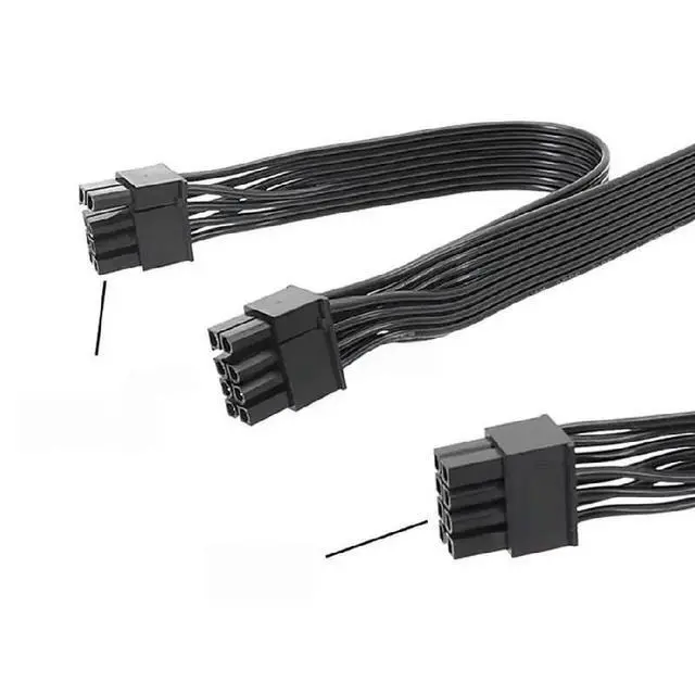 Alt view image 2 of 2 - 8Pin GPU Power Cable 18AWG 8pin to 6+2pin Splitter Cord