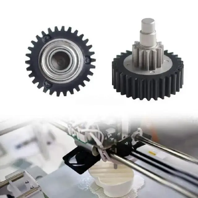 Alt view image 2 of 2 - Hardened Steel Extruder Gear for K1 K1C 3D Printer