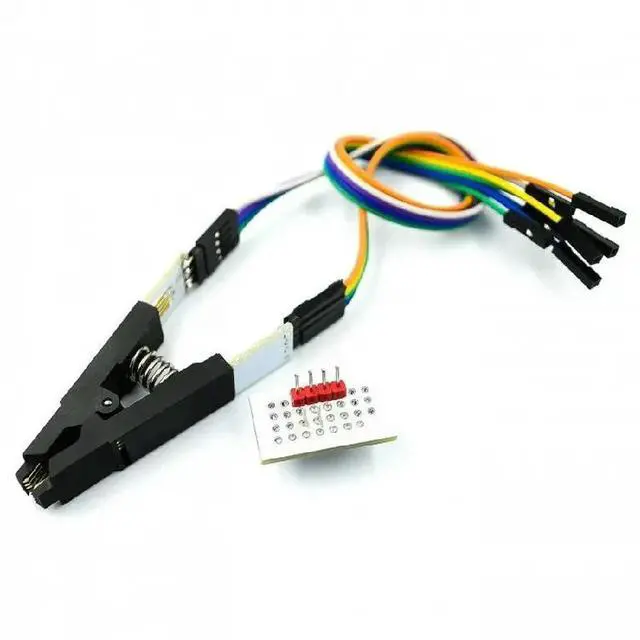 Main image of FOR Programmer Test clip SOP8 Eight-pin BIOS clip Wide and narrow body 8-pin universal clip Adapter clip IC Socket Burning chip clip