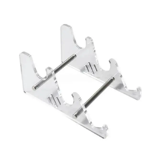 Alt view image 2 of 2 - Acrylic Keyboard Display Stand Transparent Holder