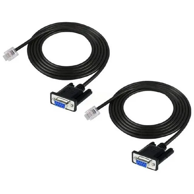 Alt view image 2 of 2 - RJ11 6P4C to RS232DB9 Female Console Cable Easy Setup