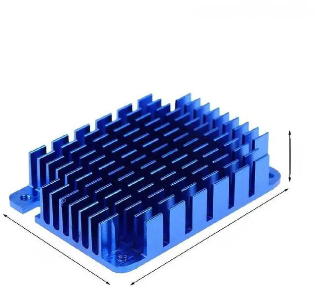 Main image of FOR Aluminum Alloy Heatsink For Pi Compute Module 4 CM4 Cooler Heat Sink 55x40x5mm/ 55x40x11mm