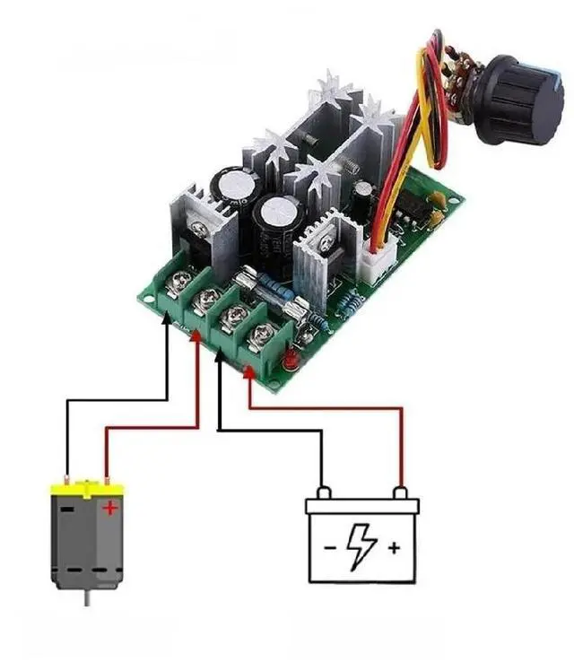 Main image of FOR DC10-60V DC Motor Speed Regulator 12V 24V 36V 48V High Power Drive Module PWM Motor Speed Controller 20A Current Regulator