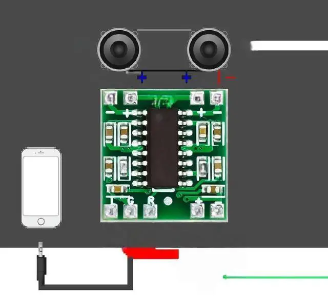 Main image of FOR PAM8403 Super mini digital amplifier board 2 * 3W Class D digital amplifier board efficient 2.5 to 5V USB power su