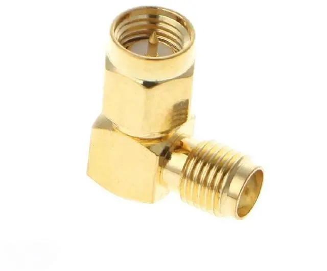 Alt view image 2 of 2 - SMA Male to SMA Female 90 Degree RF Coaxial Adapter