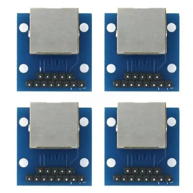 Alt view image 2 of 2 - RJ45 Breakout Board 8P8C Socket 2.54mm Pitch LED
