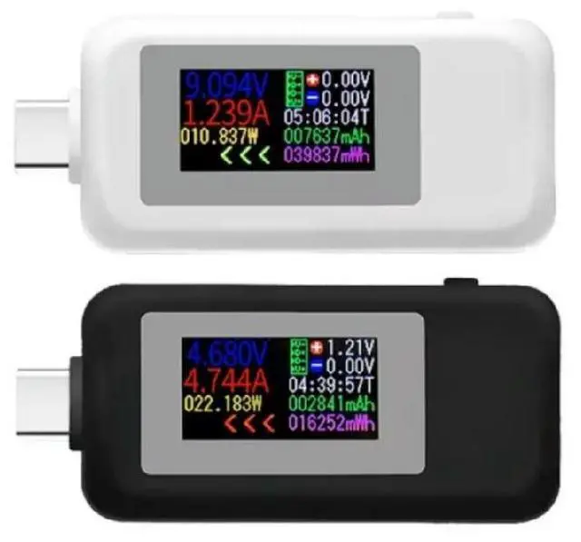 Main image of FOR Multifunctional Type-C USB Tester KWS-1902C Current Voltage Monitor Power Meter 0-5A 4-30V for USB-C Cables Laptop Dropship