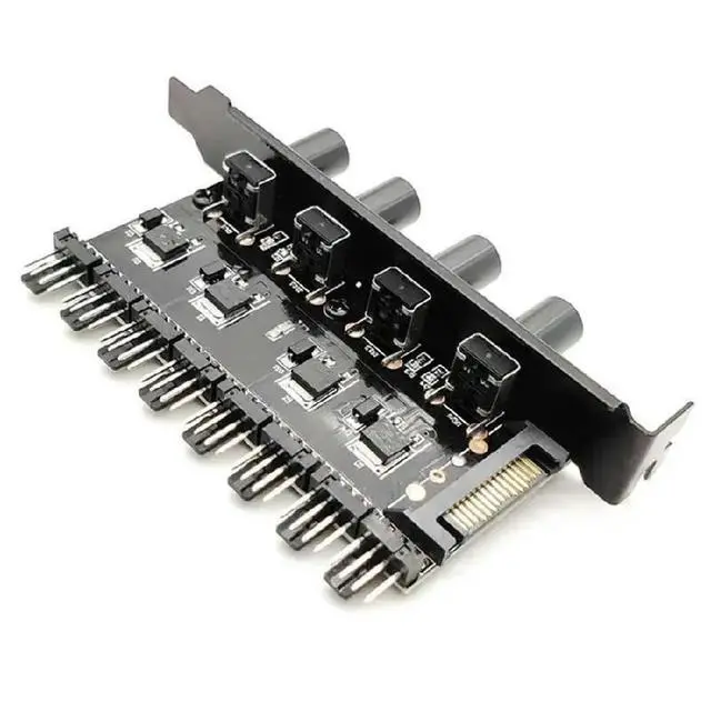 Alt view image 2 of 2 - 4pin PWM Cooler Splitter 12V Fan Speed Controller