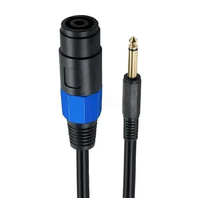 Alt view image 2 of 2 - Speakon Female to 6.35mm Male TS Speaker Cable
