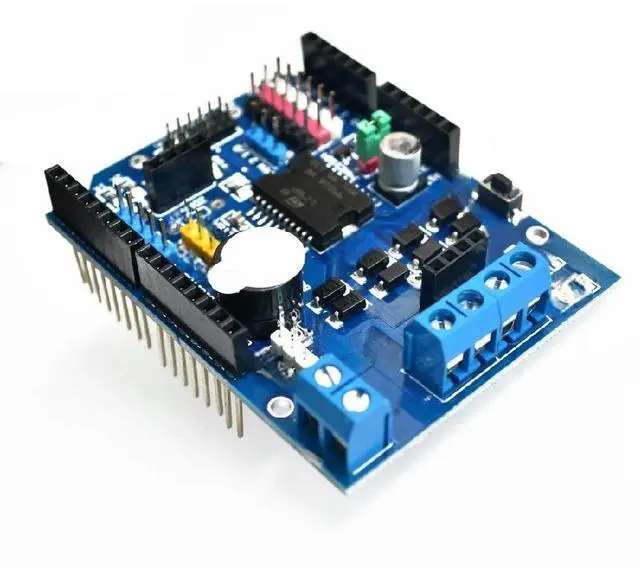 Main image of FOR L298P PWM Speed Controller Dual High-Power H-bridge Driver , Interface, L298P Motor Shield Board for