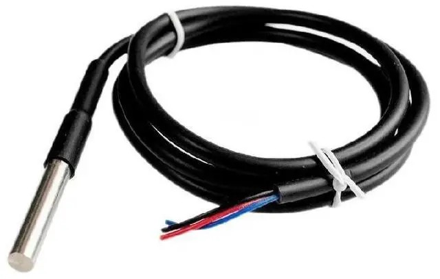 Main image of FOR 1PCS DS1820 Stainless steel package Waterproof DS18b20 temperature probe temperature sensor 18B20 For