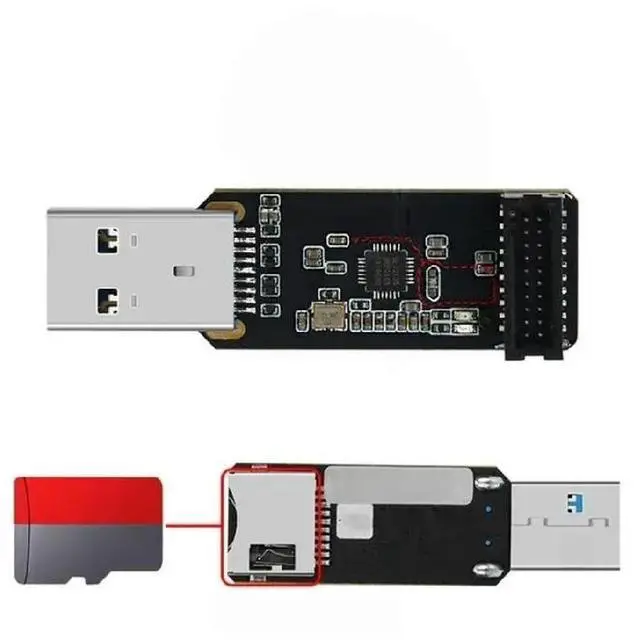 Alt view image 2 of 2 - EMMC-ADAPTER V2 USB3.0 Card Reader Programmer