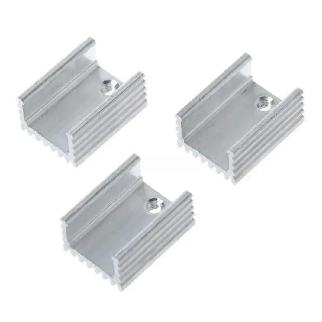 Alt view image 2 of 2 - Aluminum Heatsink Transistor Cooler Radiator