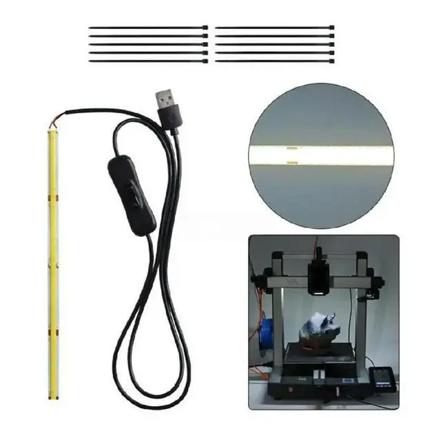 Alt view image 2 of 2 - LED Light Strip USB 5V for Kobra3 3D Printer