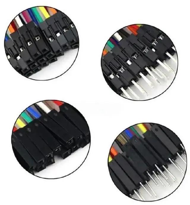 Main image of 40Pin Male Female Jumper Wire for Breadboard DIY
