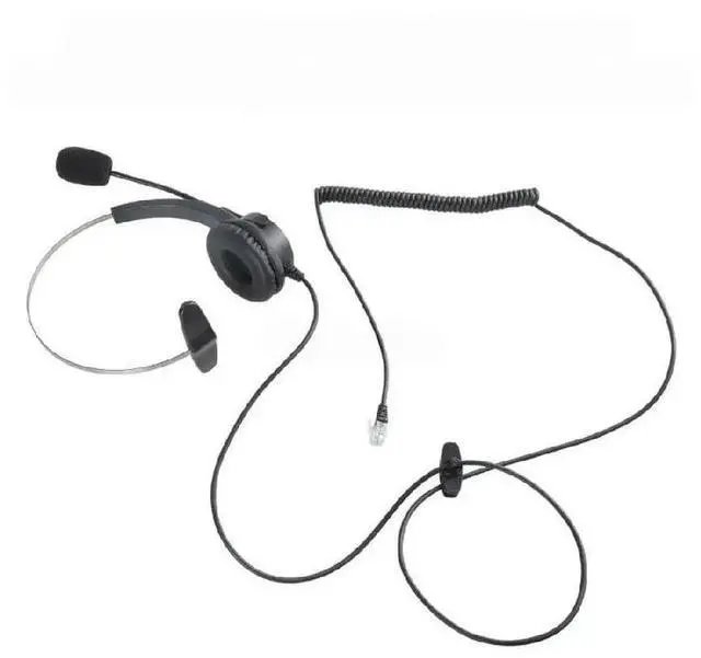 Main image of 4-Pin RJ11 Monaural Call Center Headset BK