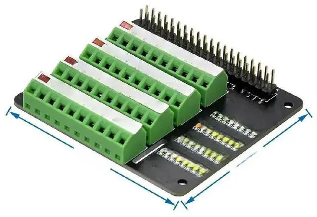 Main image of FOR Pi Gpio Expansion Extension Board Screw Terminal Hat For Pi 2B/3B/3B+/4B/Zero/Zero W