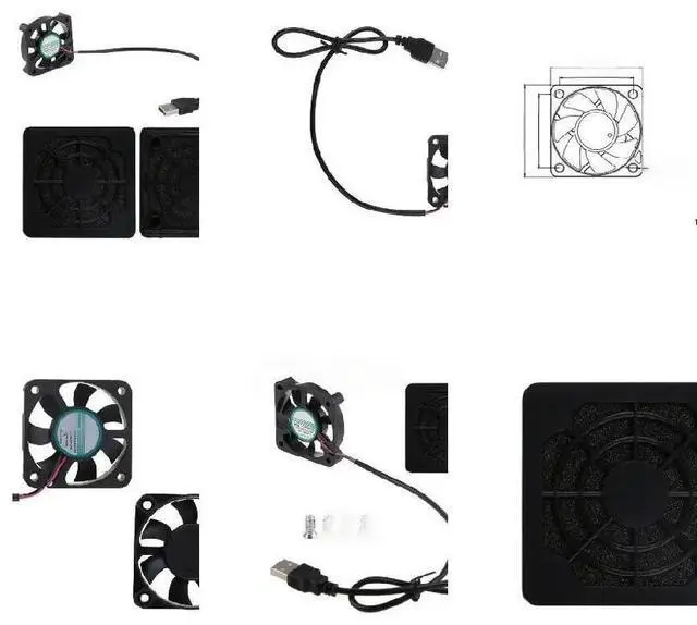 Main image of FGD5010H2BL 5V 0.1A CPU GPU Cooling Fan USB