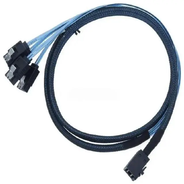 Main image of SFF-8643 to 4 Port 7Pin Breakout Cable PC Server