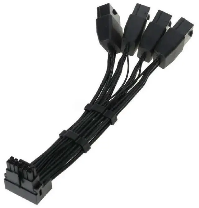 Main image of 90 Degree 16pin to 4x8pin PCI-e 12V WR for RTX4090