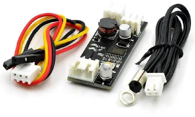 Main image of FOR Single 12V 0.8A DC PWM 2-3 Wire Fan Temperature Control Speed Controller Chassis Computer Noise Reduction Module NTC B 50K 3950