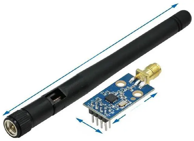 Main image of FOR 1/5/10pcs CC1101 Wireless Module With SMA Antenna Wireless Transceiver Module For 315/433/868/915MHZ