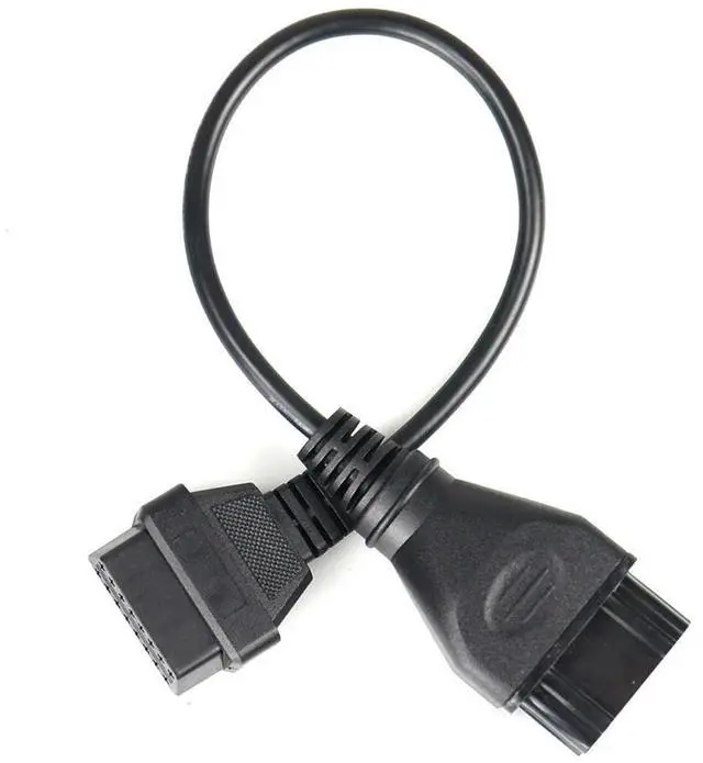 Main image of FOR Converter Cable For 12 Pin 12Pin Male to OBD DLC 16 Pin 16Pin Female OBD2 OBDII Car Diagnostic Tool Adapter