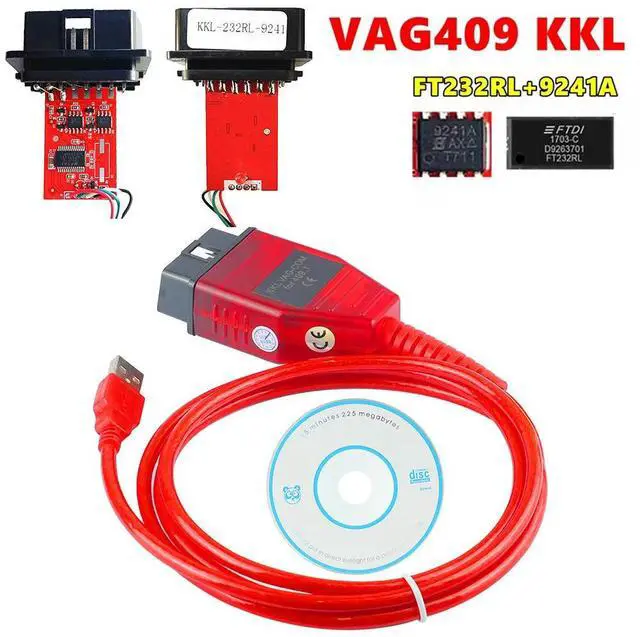 Main image of FOR VAG KKL 409.1 with FTDI FT232RL Auto Cable Auto Diagnostic Interface Cable For Multi-brand cars Auto Tool