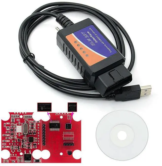 Main image of FOR PIC18F25K80 Chip super ELM327 V1.5 USB Switch ELM 327 CAN/MS CAN For scan OBD2 Diagnostic Tools