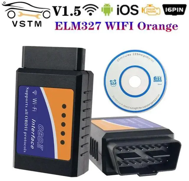 Main image of FOR OBD2 ELM327 V1.5 WIFI Car Diagnostic Detector Code Reader Tool OBD 2 for Auto Scan Repair Tools