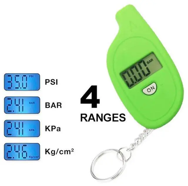 Main image of FOR Air Pressure Gauge Tester Procession Tool Tire Pressure Monitor Portable Keychain Mini Digital LCD 2-150 PSI Tire Tyre Wheel