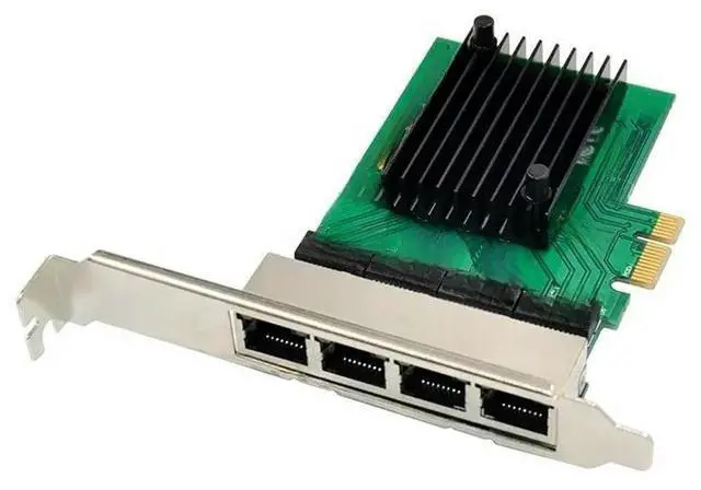 Main image of PCIe to Quad port RJ45 Gigabit Ethernet NIC network card PCI-E to 4 port RJ45 Gigabit 1000M Ethernet network card RTL8111F