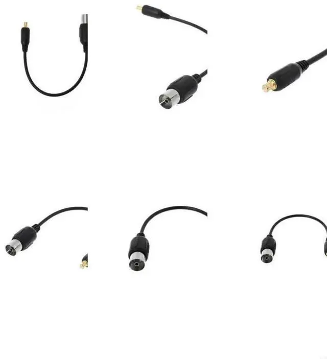 Main image of FOR 13cm RF Coaxial Adapter Connector Cable IEC Female to MCX Male Antenna Cord