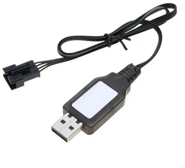 Main image of FOR Portable 7.4V SM4P Reverse Plug for DE36W DE65 HM202 EC08 EC16 Repair USB Charging Cord Wire