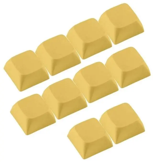 Main image of FOR 10PCs P Blank Keycaps forMX Switches Mechanical Keyboard llation 1U XDA2 Height Keycaps