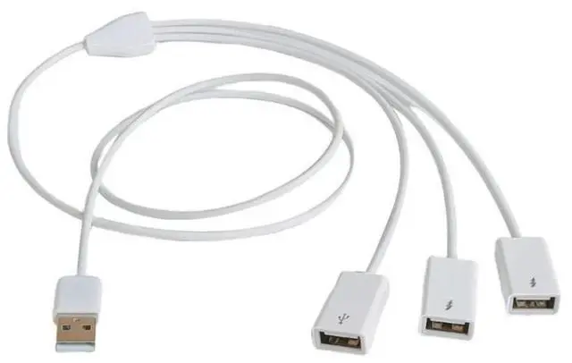 Main image of FOR 1pc USB Splitter USB Extension Cable USB Male to 3 USB Female Adapter Multiple USB Port USB 1 Male to 3 Female Power Cord