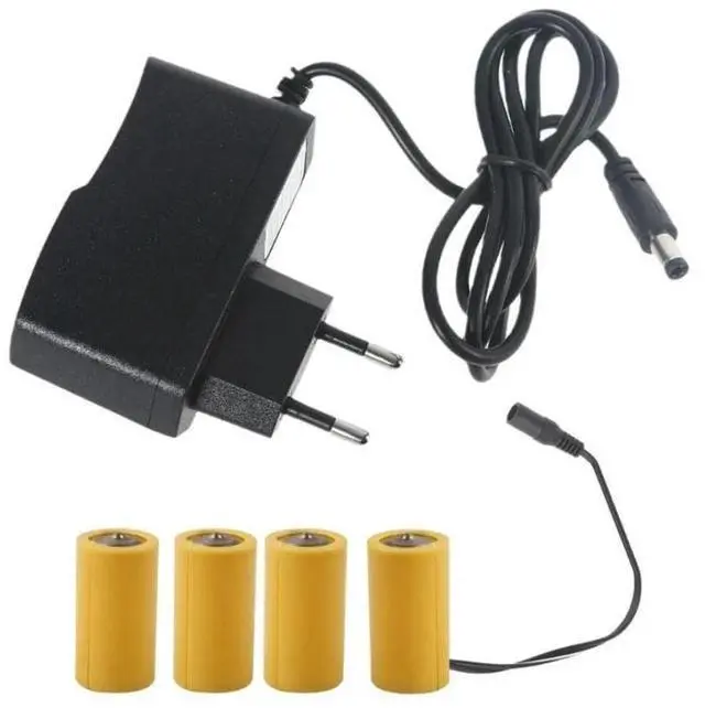 Main image of FOR 6V LR14 C C Size Cable Replace 4Pcs 1.5V C for LED Light Electronic
