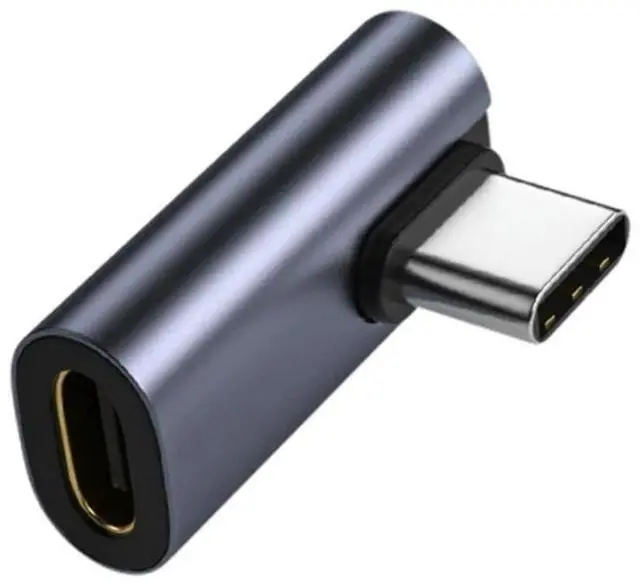 Main image of FOR USB C Adapter 90 Degree Low Profile Type C Male to Female Extender Support USB C 3.1 Data Transfer