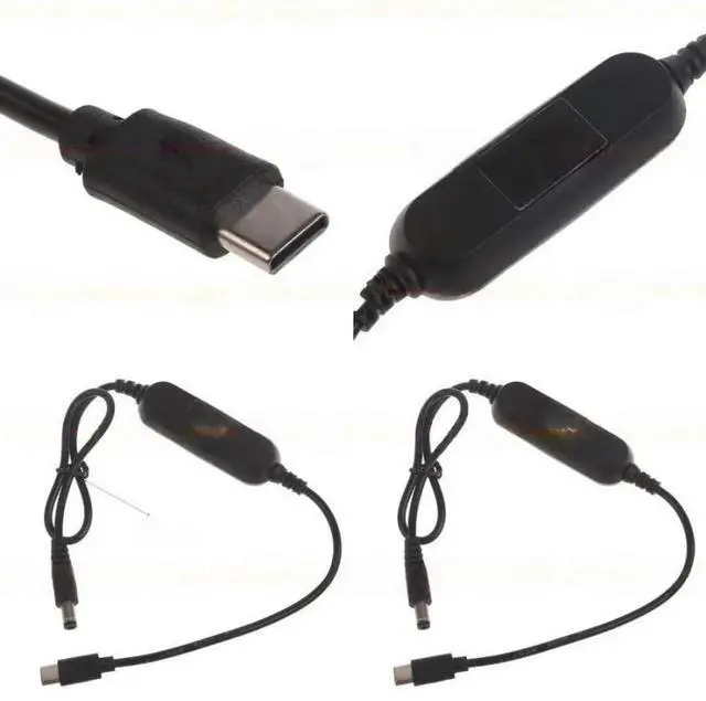 Main image of FOR Type C 5V to 1.2V-12V Step Up Converter Cable Power Regulator Line with LED Display for