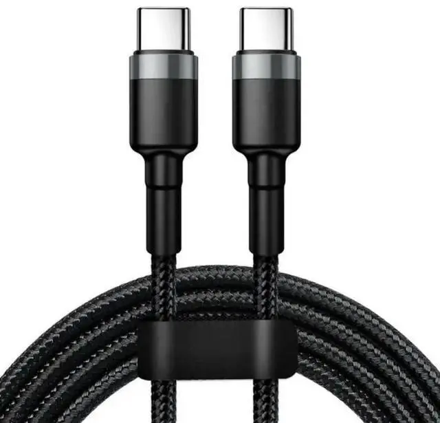 Main image of FOR 1pc 100W/5A Fast Charging Type C to Type C Cable Data Sync Cord for 15 Smartphones Tablets Laptops High-Speed Sync