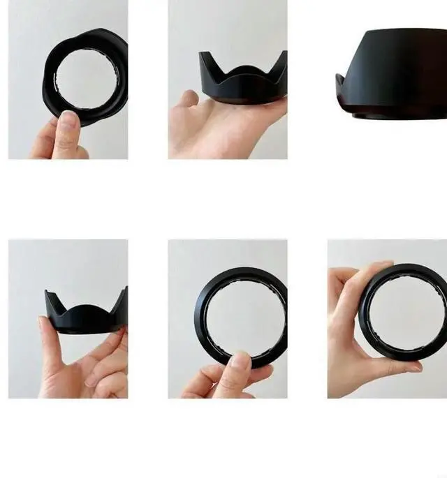Main image of FOR ALC-SH132 55mm Petal Flower Filter Thread Camera Lens Protector Reversible