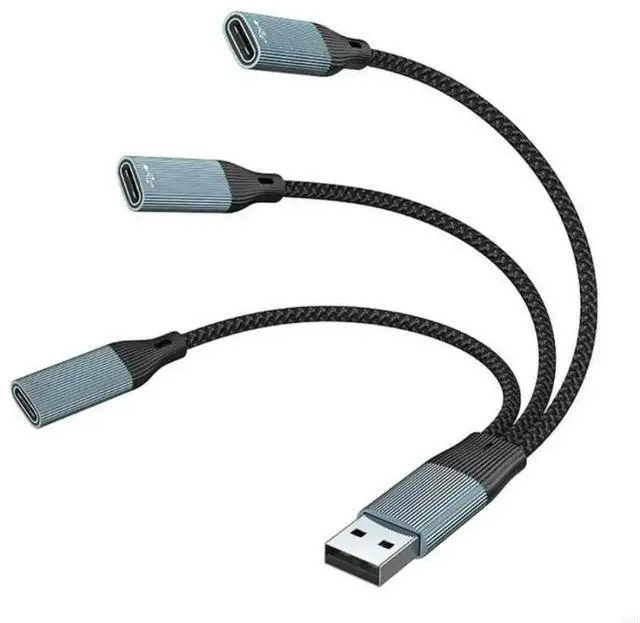 Main image of FOR USB Splitter Cable USB Male to 2/3 Port Type C Female Multiple USB Port Extender